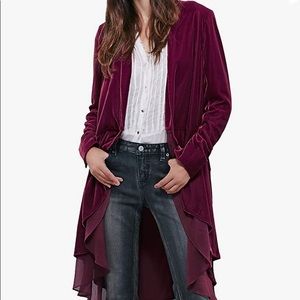 Velvet duster cardigan🌹